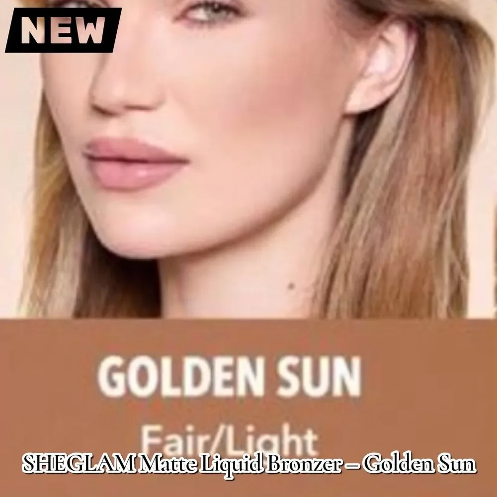 New NIB SHEGLAM Sun Beam Matte Liquid Bronzer Makeup – Golden Sun